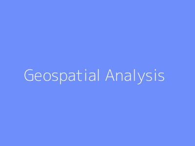 Geospatial Analysis